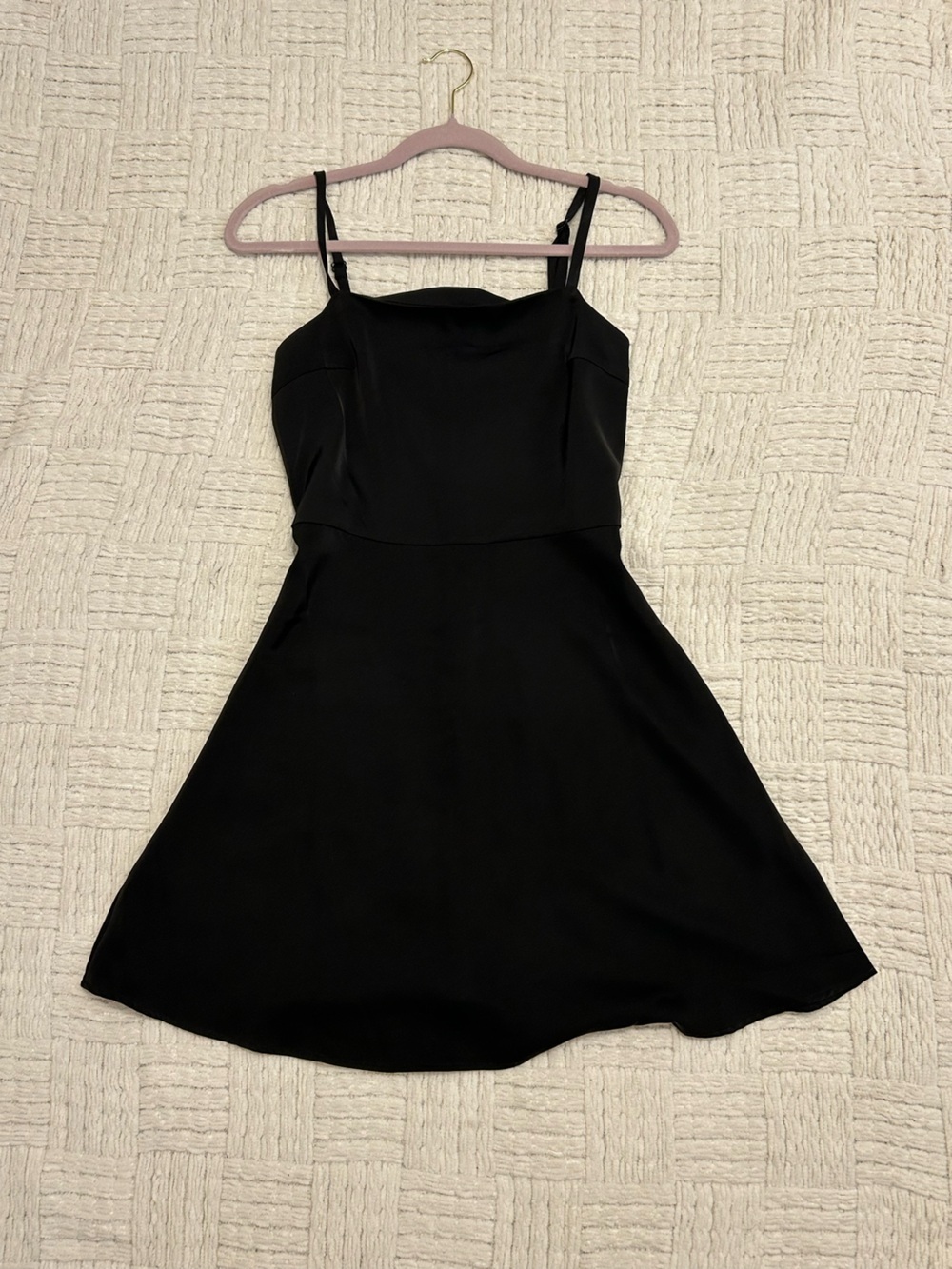 Studio 19 Black Square Neck A-Line Dress